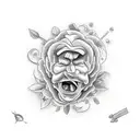 italian street tattoo design idea