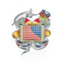 italian street tattoo design idea