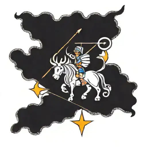 sagittarius cancer pisces taurus zodiac sign tattoo design idea