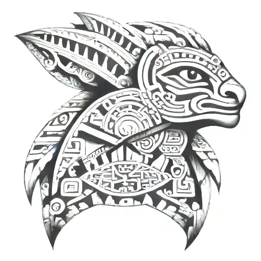 peruvian incan tattoo design idea