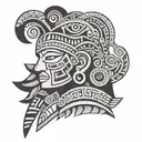 peruvian incan tattoo design idea