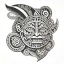 peruvian incan tattoo design idea