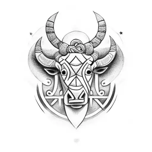an irish tribal band to incorporate the taurus bull and also the star sign for a jan5th birthday tattoo design idea