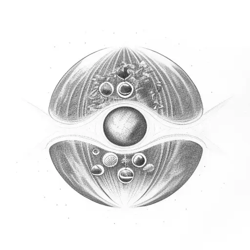 planet Venus, centered on a chest tattoo design idea