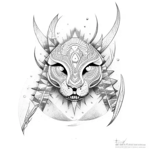 neotribal tattoo design idea