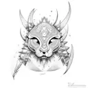 neotribal tattoo design idea