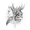 neotribal tattoo design idea