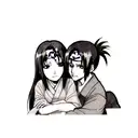 Itachi and Sasuke tattoo design idea