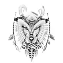 native american  tattoo design idea