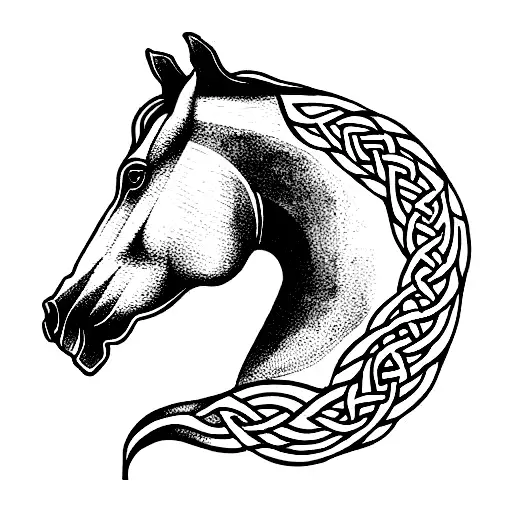 celtic horse head