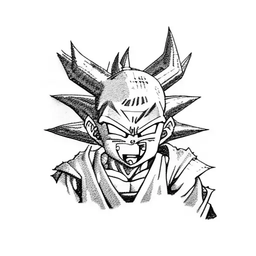 dragonball z sleeve tattoo design idea