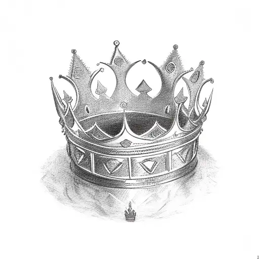 King's Crown tattoo design idea