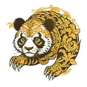 Yakuza Panda tattoo design tattoo design idea