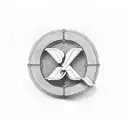 the letter E and the number 3 tattoo design idea