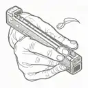 harmonica tattoo design idea