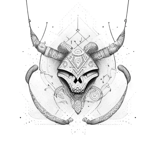 slingshot tattoo design idea