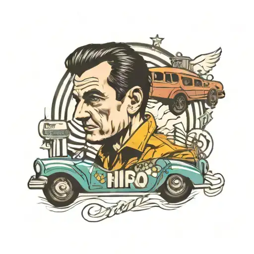 niro taxi driver tattoo design idea