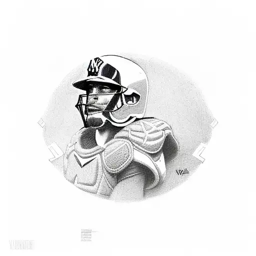 Dominguez, new york yankee logo tattoo design idea