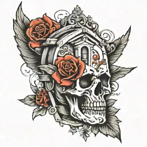 cemetery hospital 22 04 2024 tattoo design idea