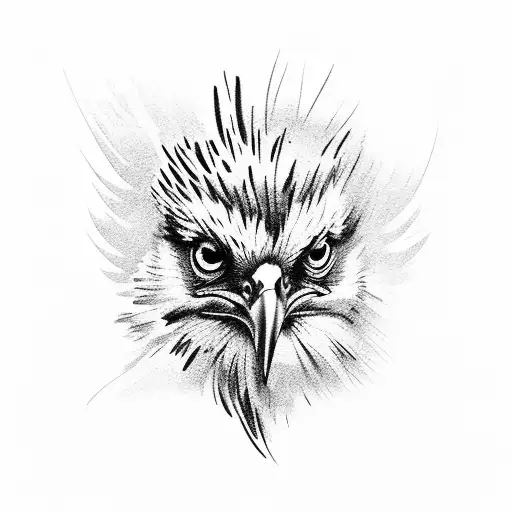 Philippine eagle  tattoo design idea