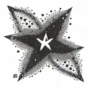 y2k star sign tattoo design idea