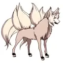 Ninetails tattoo design idea