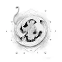 b chaos theory tattoo design idea