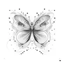 butterfly effect chaos theory tattoo design idea