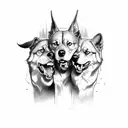cerberus tattoo design idea