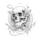 Alejandro magno  tattoo design idea