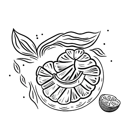 If life give you lemons make lemon juice tattoo design idea