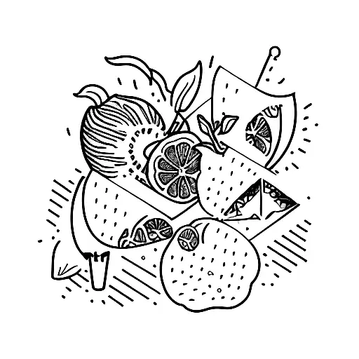 If life give you lemons make lemon juice tattoo design idea