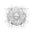 Squezed lemon tattoo design idea