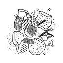 If life give you lemons make lemon juice tattoo design idea