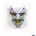 pink floyd's the division bell tattoo design idea