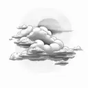 clouds  tattoo design idea