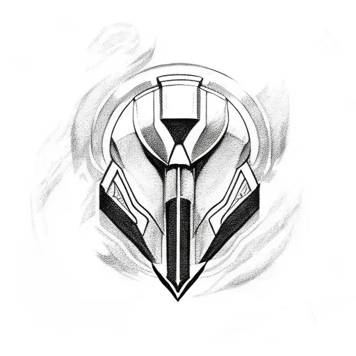 Mass Effect, Paragon symbol tattoo design idea