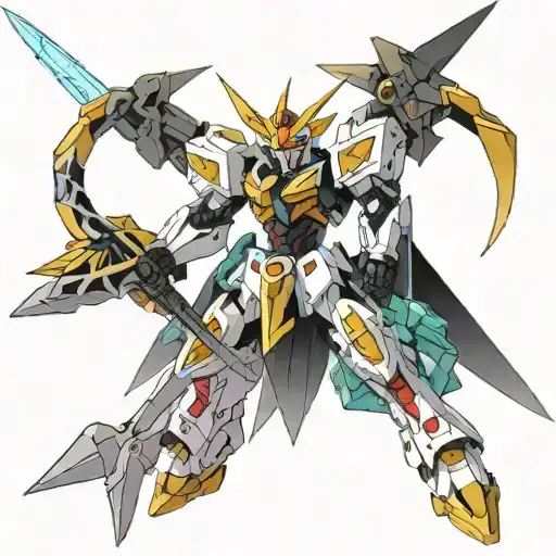 Gundam Deathscythe Hell Custom tattoo design idea