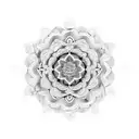 mandala flower unalome tattoo design idea