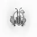 jazz tattoo design idea