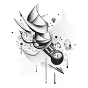 jazz tattoo design idea