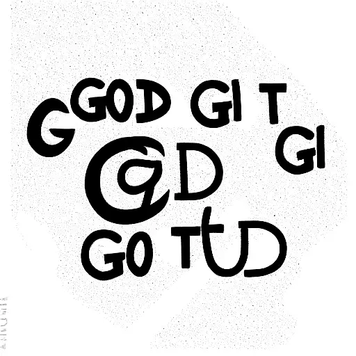 Text of "God Got Me" tattoo design idea
