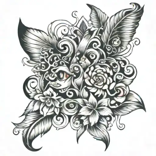 an original unique tramp stamp tattoo design tattoo design idea