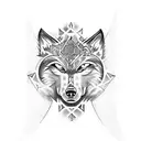 Design a tattoo that combines elements of yakuza symbolism and your favorite animal, the wolf tattoo design idea