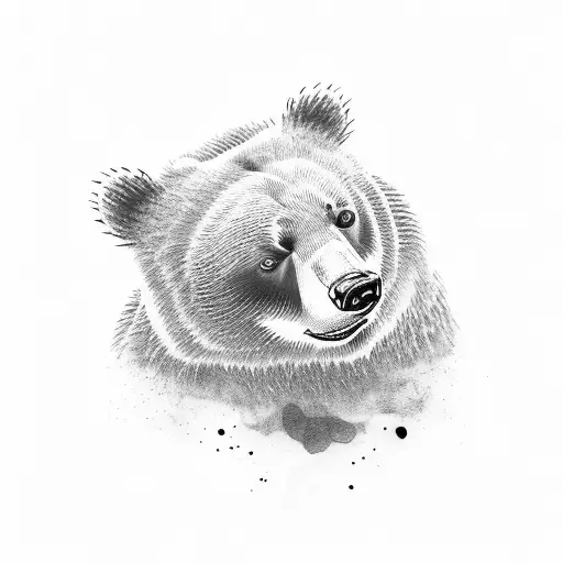 3 bear cubs  tattoo design idea