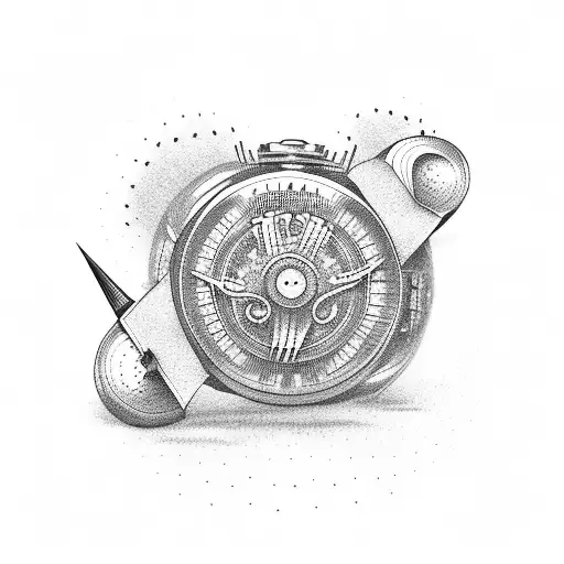 Record buttons tattoo design idea