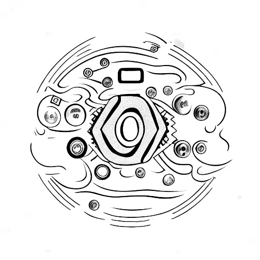 Stop, Play and Rewind buttons tattoo design idea