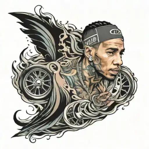 lewis Hamilton   tattoo design idea