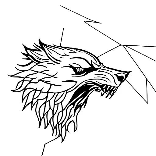 house stark tattoo design idea