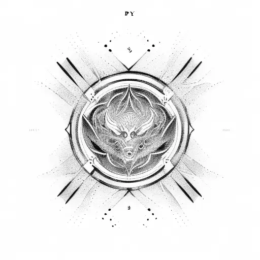 Lose Your Self with Psy Symbol tattoo design idea
